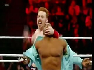 SHEAMUS LOVES TO BASH DAVID OTUNGA'S PECS