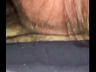 Swallowing deepthroat a Latino guy in my truck