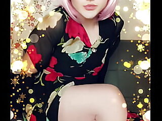 Hot Femboy in Cute Dress Shows Off Sexy White Legs  &vert; Crossdresser Vibes