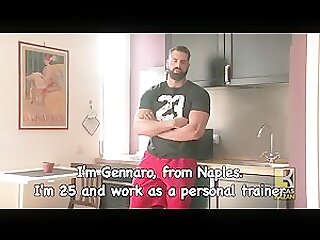 italian bodybuilder Gennaro at Lucas Kazan