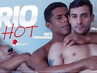 O Trio HOT 8  Neo Fernandes, Henri Scott & Felipe Leonel