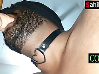 Sloppy deepthroat with erotic choker and holding dick in mouth &vert; amazing down view of extreme blowjob