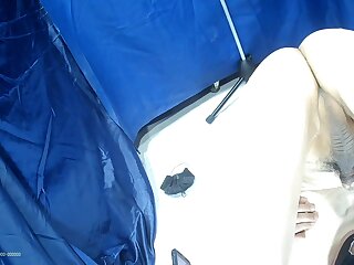 A perverted man who receives his ejaculated sperm with his mouth