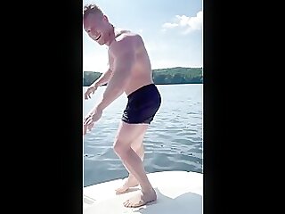 Charles Paquette trying to beat the heat