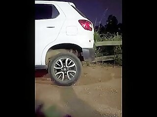 Chilean bodybuilder lift a car