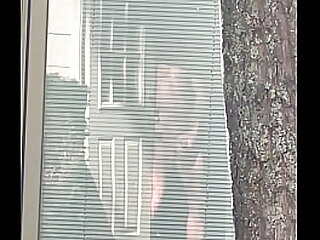 Watching my neighbor masturbate