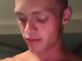 Pretty English twink with cute cock