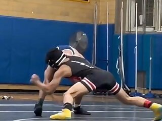 Watch this wrestler dominate all of his opponents. Tiktok @andre.gordon