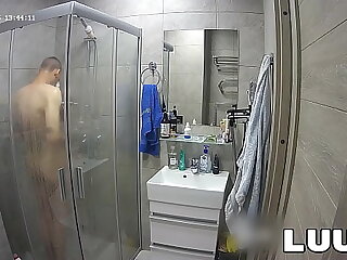 LUUV&period; Abbadon takes a shower before a scene with his girlfriend
