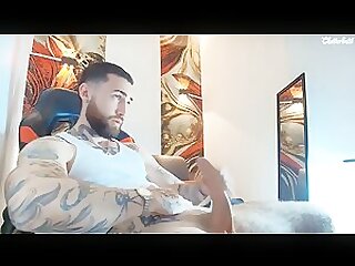 Tattooed guy on cam