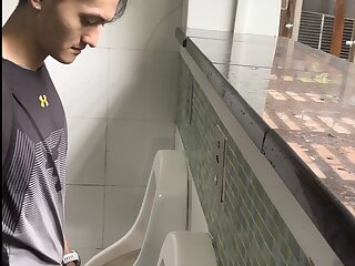 Asian urinal spycam ....