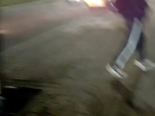 Straight latino street trade paid to get blown & rimmed by a dude