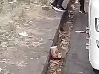 Dudes caught cruising on the street